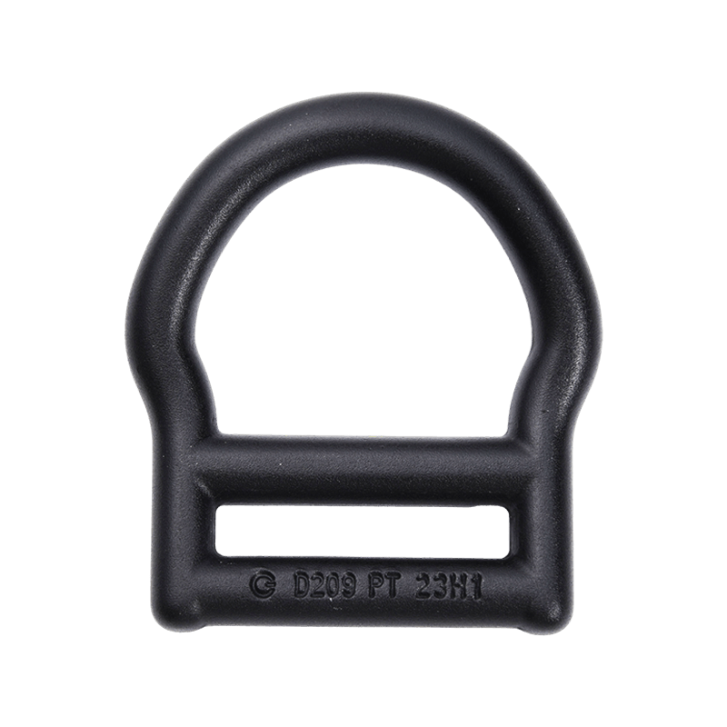 HLD1807 Crni aluminijski D prsten unutarnje veličine od 46 mm